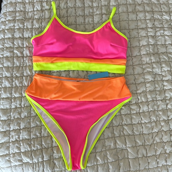 Popvil Color Block Brallete Bikini Set - Picture 4 of 7